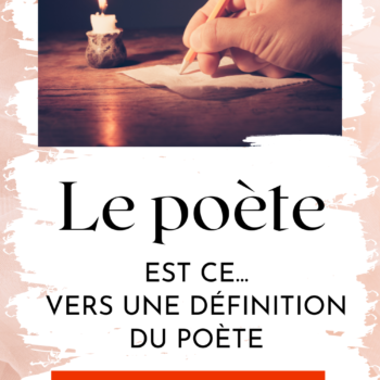 Tu veux être poète, publier un recueil de poésie, lire de la poésie, n'est-ce pas? Si je te demandais de définir la poésie que dirais-tu? Qu'en est-il du poète?