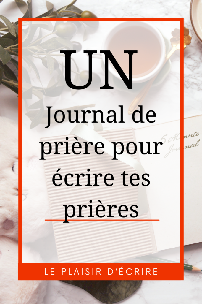 Je pensais que la prière était l'affaire des leaders spirituels, des chrétiens "expérimentés". C'est pourquoi j'ai commencé à écrire dans un cahier tout simple mes sentiments, mes cris de coeur, mes frustrations.