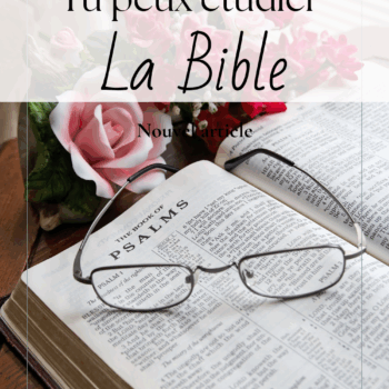 Tu ne dois pas attendre uniquement que quelqu’un t’explique sa compréhension de la Parole de Dieu avant de la comprendre toi-même. 